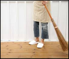 Sweeping floor